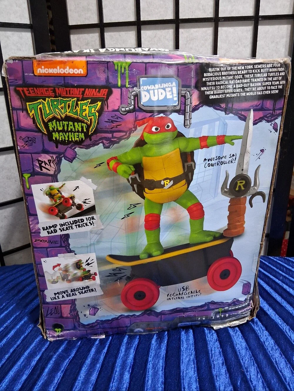 Teenage Mutant Ninja Turtles Raph Cowabunga Skate RC - Green & Red